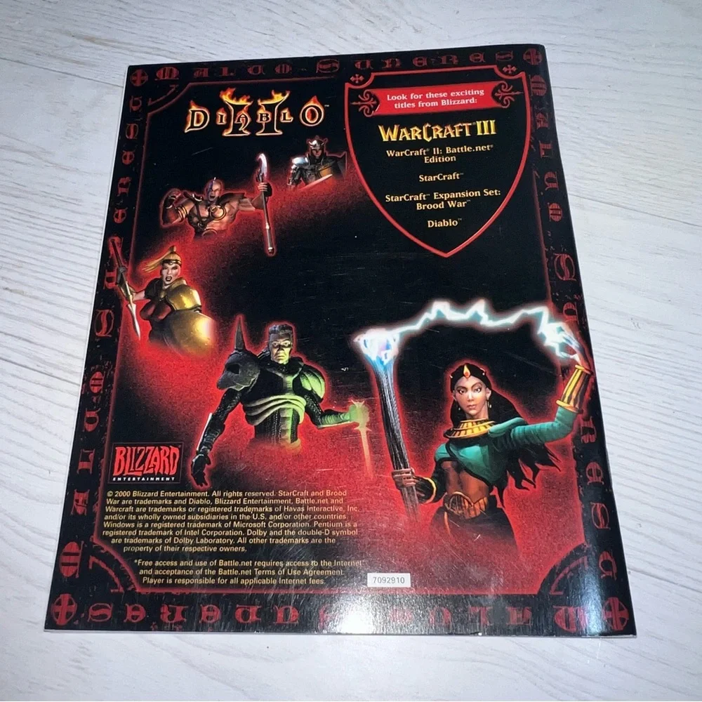 Diablo II PC Game Instruction Manual